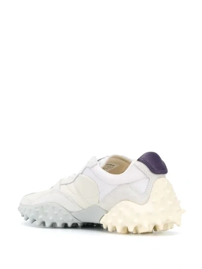 Shop Eytys Fugu Suede Low-top Sneakers In White