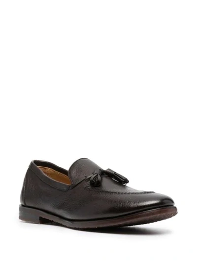 Shop Henderson Baracco Tassel Detail Loafers In Brown