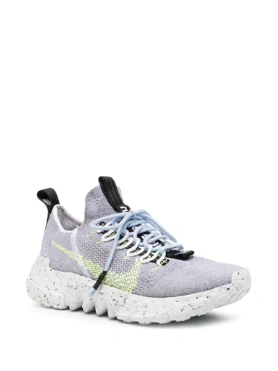 Shop Nike Space Hippie 01 Sneakers In Grey