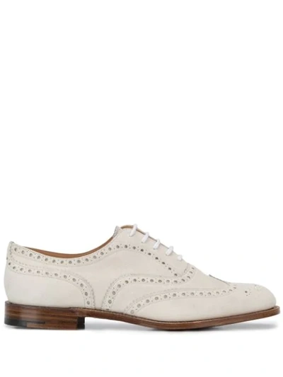 Shop Church's Burwood 2 Oxford Brogues In White