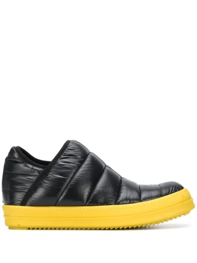 Shop Rick Owens Drkshdw Quilted Colour-block Sneakers In Black