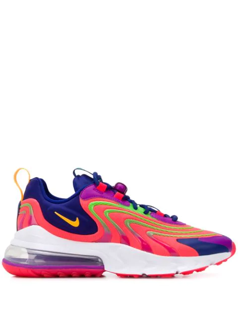 Nike Air Max 270 React Laser Crimson Sneakers In Orange Modesens