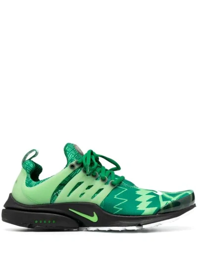 Nike Air Presto Stretch-woven Mid-top Trainers In Green | ModeSens