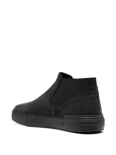 Shop Hogan Slip-on Ankle Boots In Black