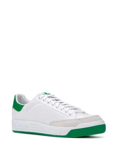 Shop Adidas Originals Rod Laver Tennis-style Trainers In White