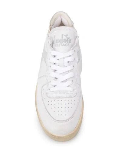 Shop Diadora Mi Basket Low-top Sneakers In White