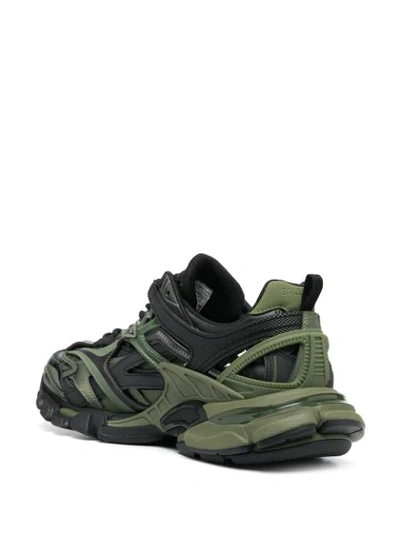 Shop Balenciaga Track 2 Sneakers In Green