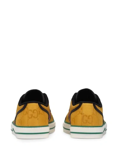 Shop Gucci Off The Grid Gg Tennis 1977 Sneakers In Yellow