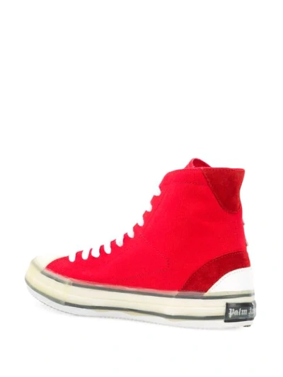 Shop Palm Angels Palm Tree Mofit Sneakers In Red