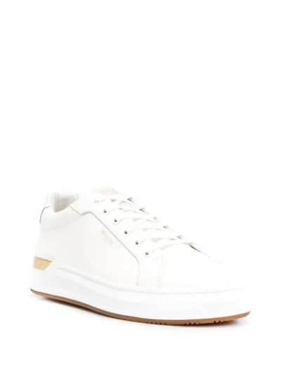 Shop Mallet Grftr Low-top Sneakers In White