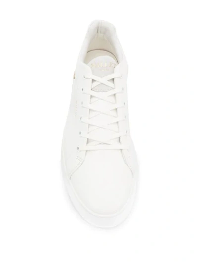 Shop Mallet Grftr Low-top Sneakers In White