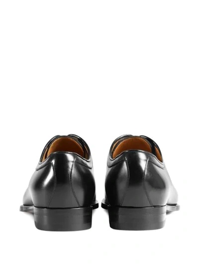 Shop Gucci Lace-up Oxford Shoes In Black