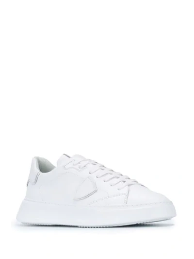 Philippe Model Temple Sneakers In White