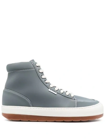 Shop Sunnei High Top Sneakers In Grey