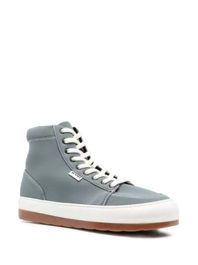 Shop Sunnei High Top Sneakers In Grey