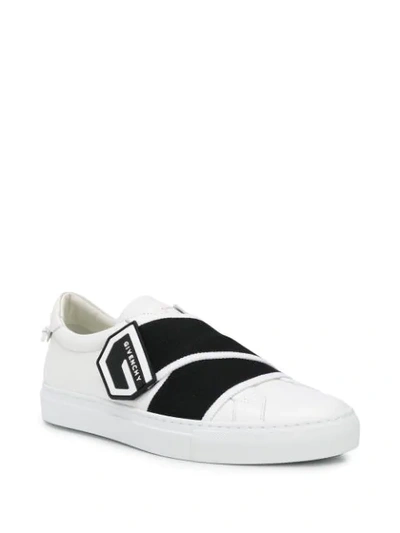 ELASTICATED LOGO STRAP SNEAKERS