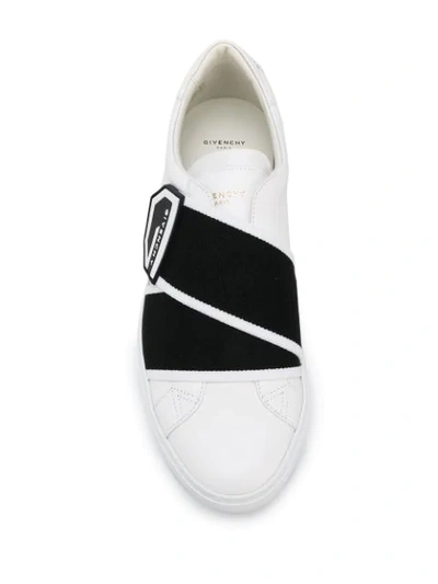 ELASTICATED LOGO STRAP SNEAKERS