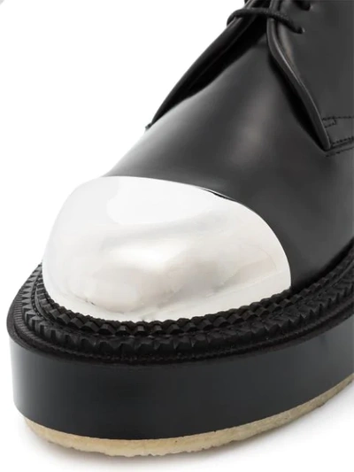 Shop Adieu X Undercover Metal Cap Brogues In Black