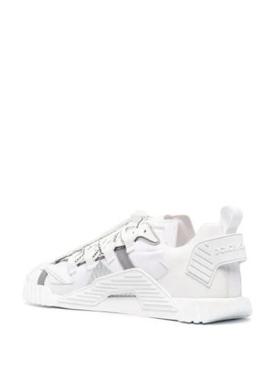 Shop Dolce & Gabbana Ns1 Leather Sneakers In White