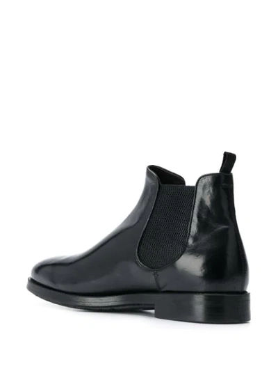 Shop Officine Creative Elasticated Panel Chelsea Boots In Black