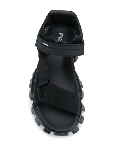 科技感针织凉鞋