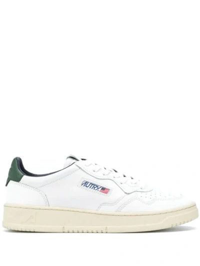 Shop Autry Side Logo Sneakers In White