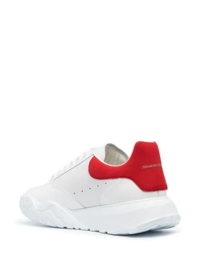 Shop Alexander Mcqueen Court Low-top Sneakers In White