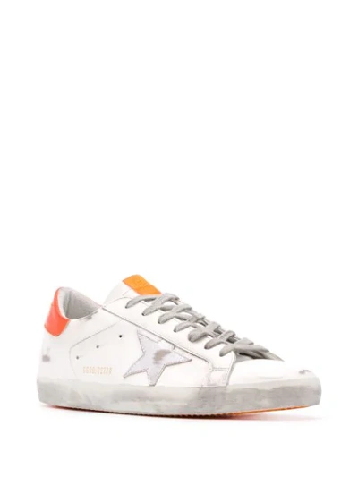 Shop Golden Goose Superstar Low-top Sneakers In White