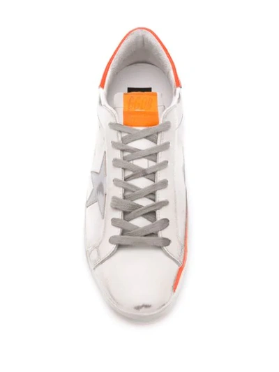 Shop Golden Goose Superstar Low-top Sneakers In White