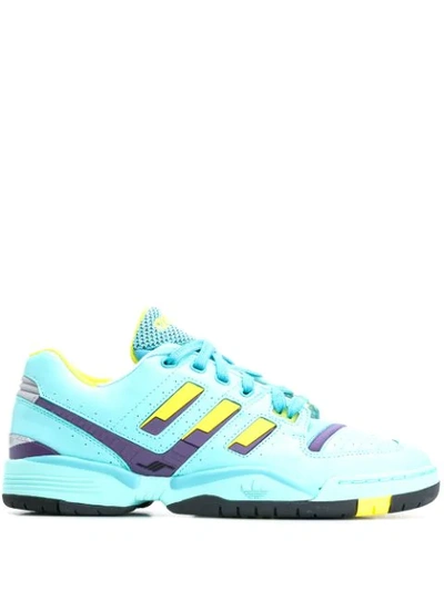 Shop Adidas Originals Torsion Comp Low Top Sneakers In Blue