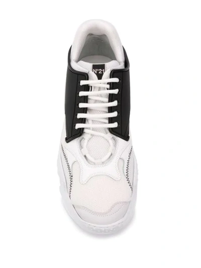 Shop N°21 Billy Low-top Sneakers In White