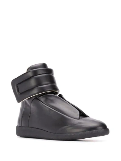 Shop Maison Margiela Lace-up Ankle Boots In Black