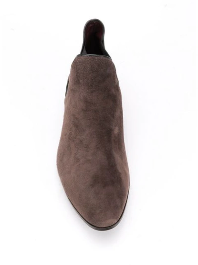 Shop Lidfort Camoscio Chelsea Boots In Brown