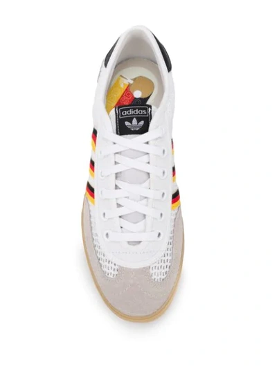 Shop Adidas Originals Tischetennis Low-top Sneakers In White Yellow Black
