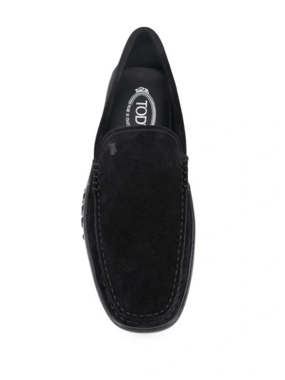 Shop Tod's Gommino Driving Shoes In Black