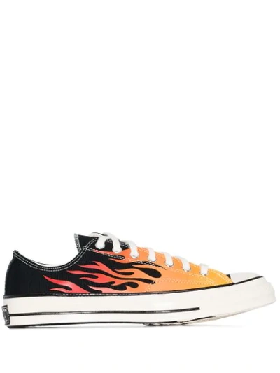 Converse Multicoloured Chuck 70 Flame Low Top Sneakers In Black | ModeSens