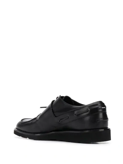 Shop Maison Margiela Asymmetric Lace-up Shoes In Black