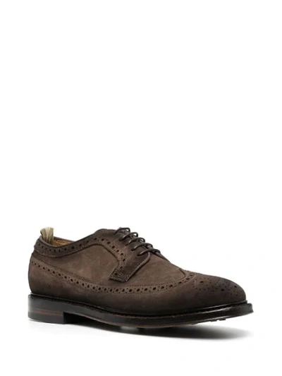 Shop Officine Creative Hopkins Lace-up Brogues In Brown