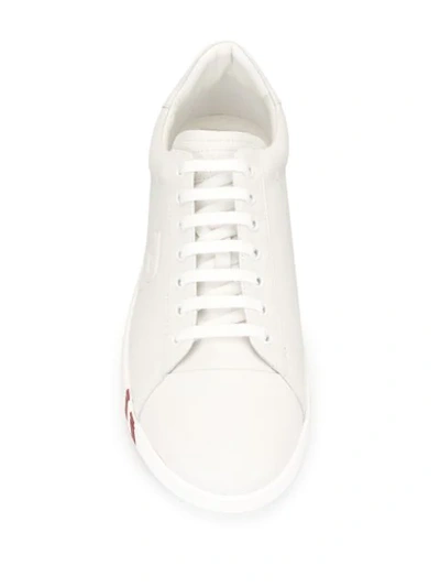 Shop Bally Asher Low-top Sneakers In White
