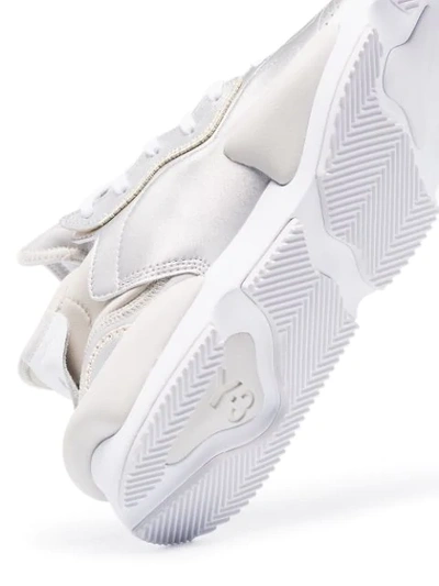 Shop Y-3 Kaiwa Sneakers In Silver