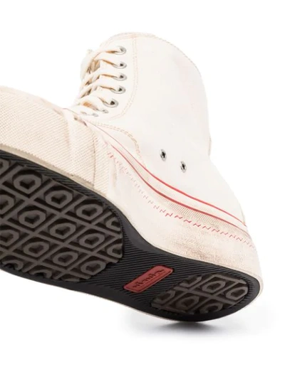Shop Visvim Skagway High-top Sneakers In White