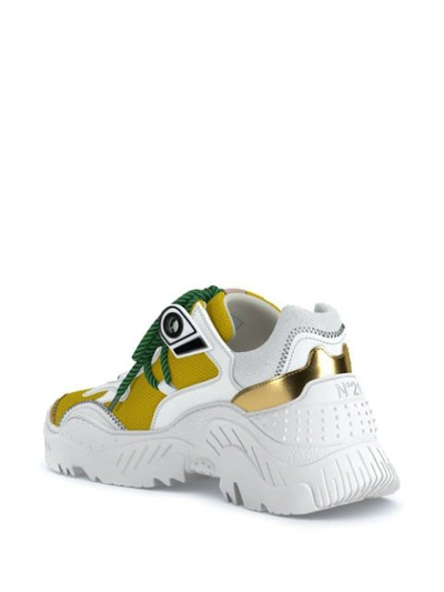 Shop N°21 Customisable Billy Sneaker In Yellow