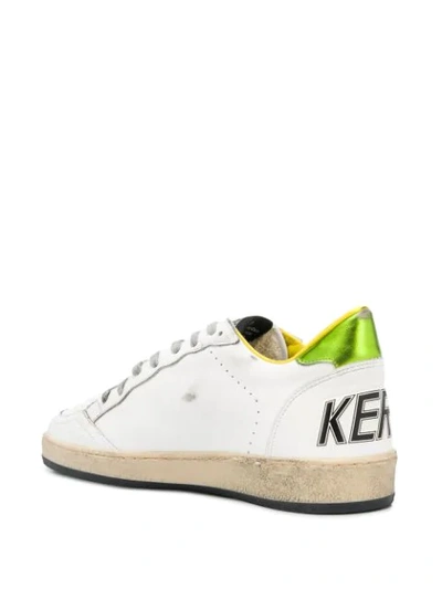 Shop Golden Goose Ball Star Low-top Sneakers In White
