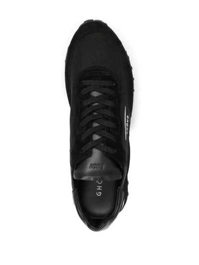 Shop Ghoud Two-tone Ridged Sole Sneakers In Black