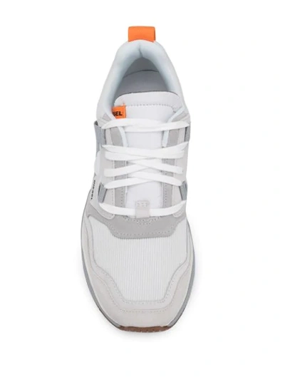 Shop Diesel S-brentha Wl Low-top Sneakers In Grey