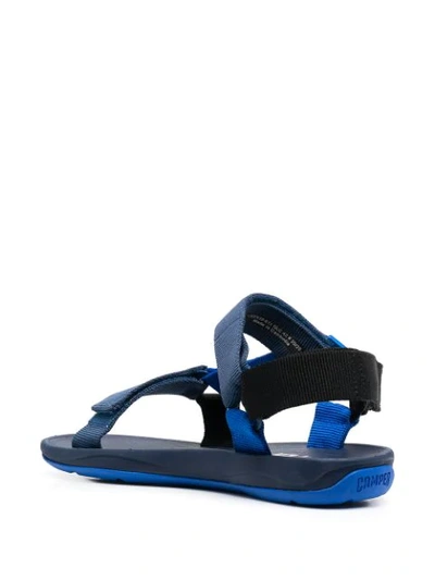 Shop Camper Match Touch Strap Sandals In Blue