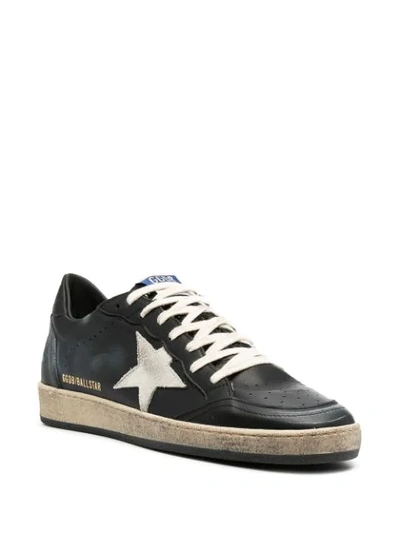 Shop Golden Goose Ball Star Low-top Sneakers In Black