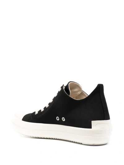 Shop Rick Owens Drkshdw Contrasting Toe Low-top Sneakers In Black