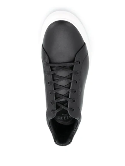 Shop Mallet Grftr Low-top Sneakers In Black