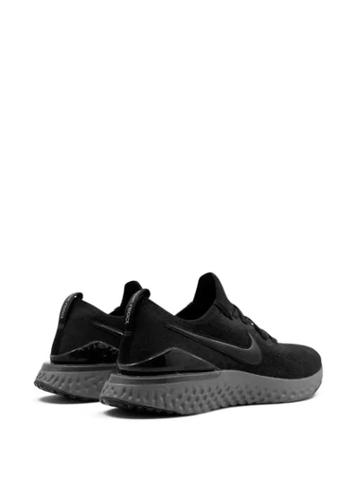 Shop Nike Epic React Flyknit 2 Sneakers In Black